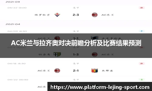 AC米兰与拉齐奥对决前瞻分析及比赛结果预测